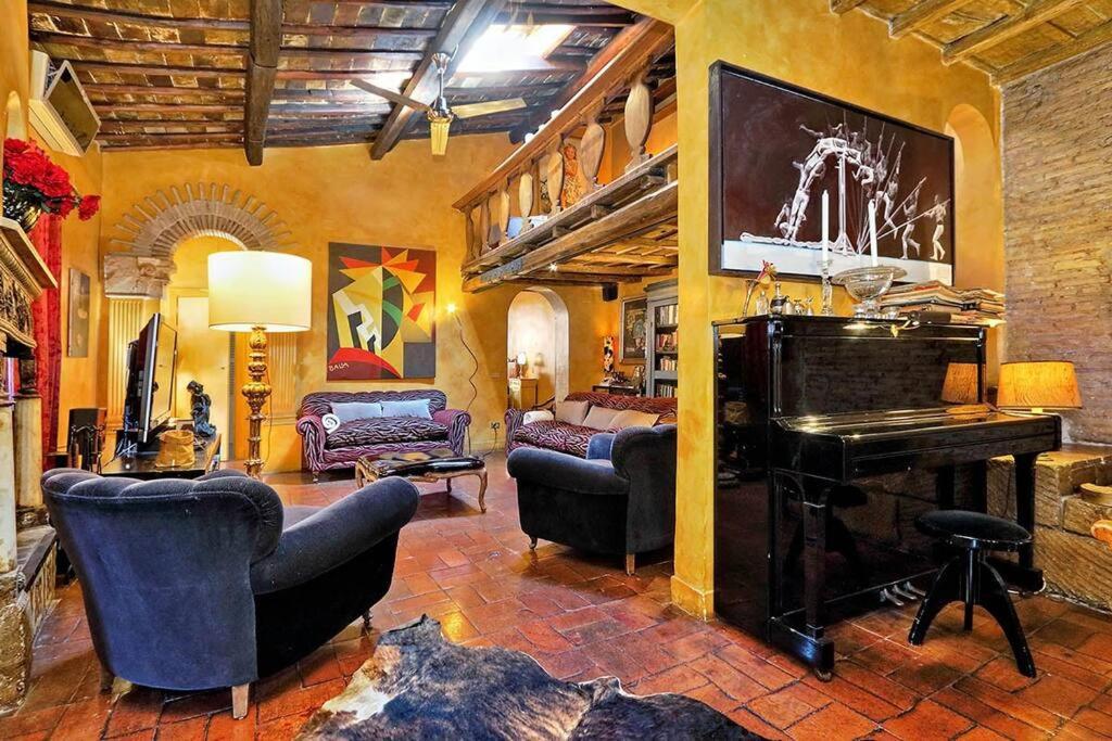Spectacular Luxury Flat In Trastevere Рим Экстерьер фото